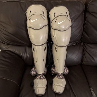 Nike Diamond Elite Catcher Leg Guards 15'' Sage green 2022 Armed Forces Day