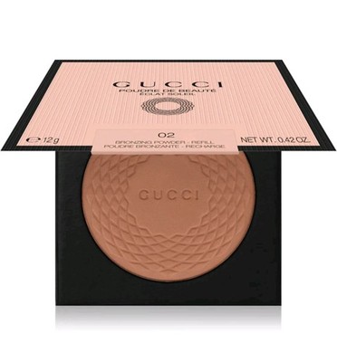 Gucci Poudre De Beaute Beauty Sun Glow Bronzing Powder # 02 REFILL Rare NIB