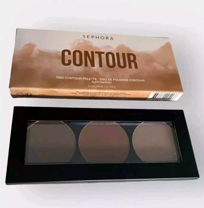 Sephora Trio Contour Face Palette - Light Medium - Full Size - Authentic - NIB - Image 4 of 4