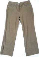 Vintage Talbots Corduroy Pants Straight Leg Size 10 Petite Brown Stretch