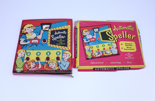 VTG 1950's Automatic Speller Game Educational Fun Pre-K Kindergarten Complete