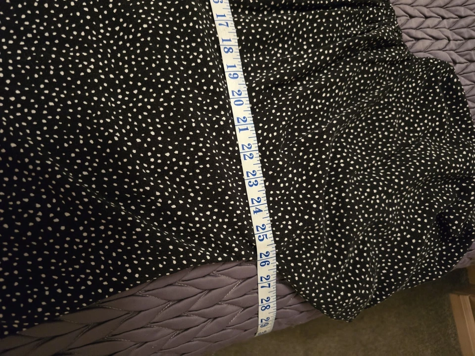 Zizzi Womens Black Polka Dot Top. Size L (UK 22) - Image 4 of 4