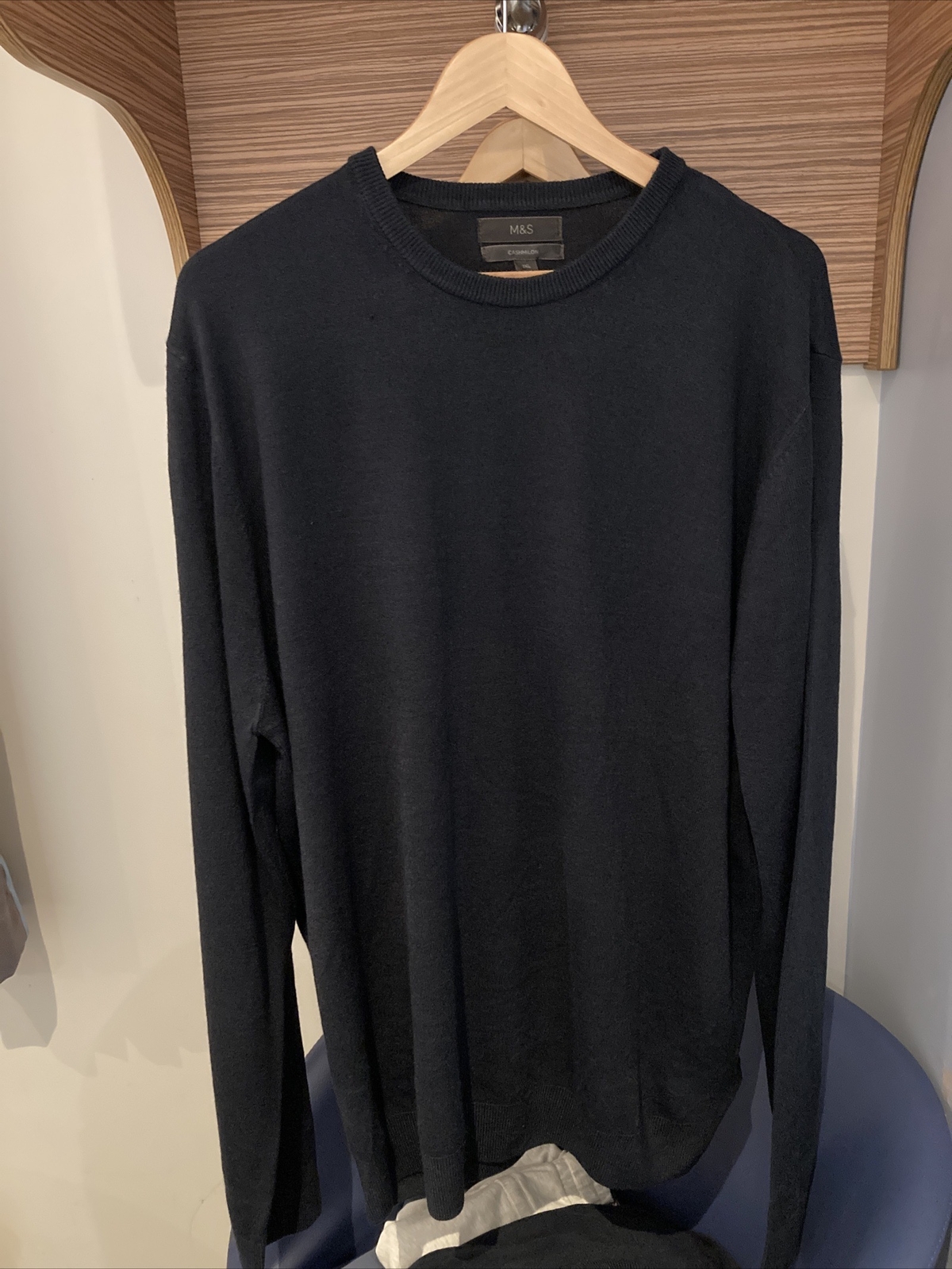 Men's Marks And Spencer Navy Polo Jumper Size 3XL eBay