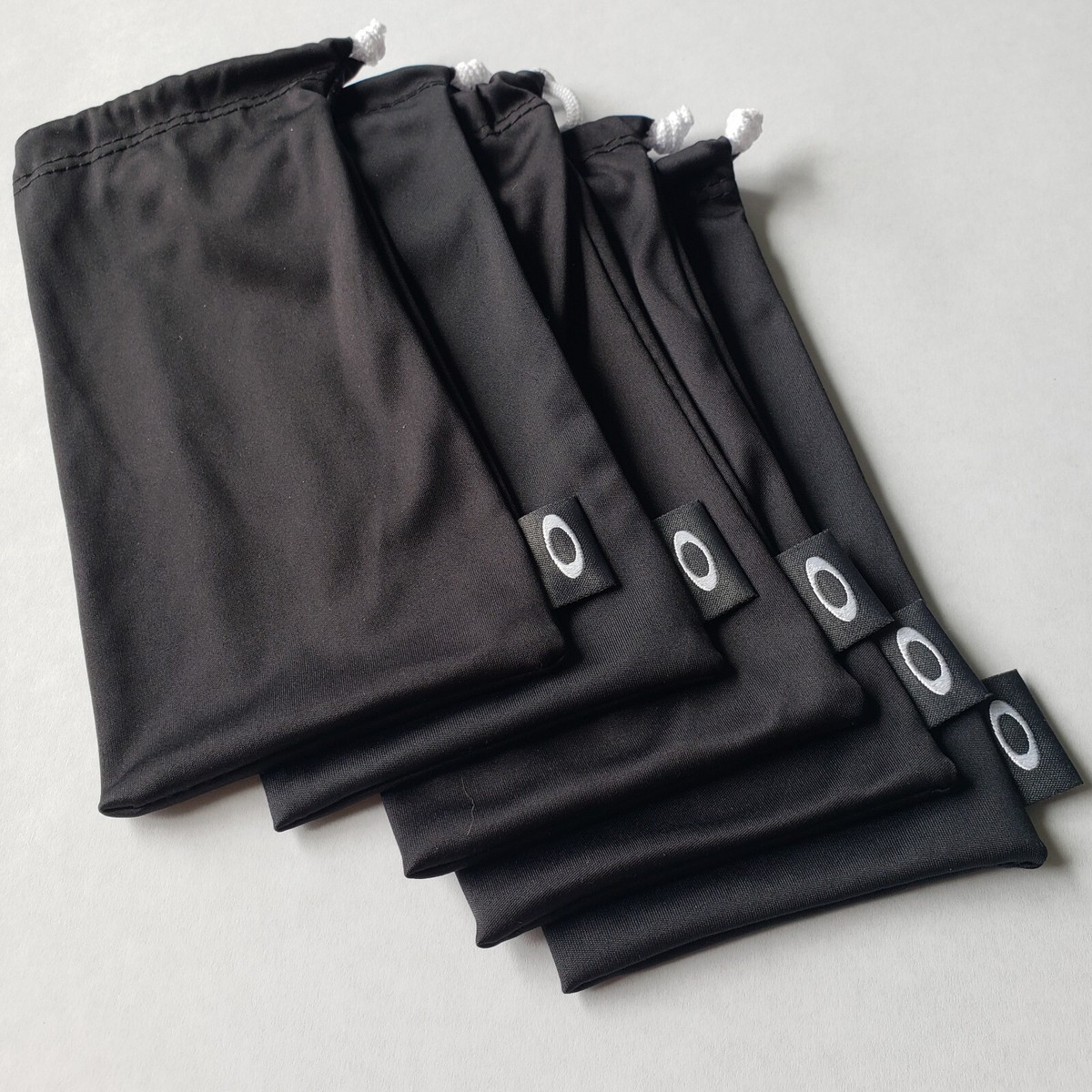 5-Pack Oakley Large Black Microfiber Cleaning Storage Bags 5-Pack Oakley Large Black Microfiber Cleaning Storage Bags