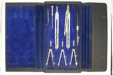 Charvos No 614 Made in USA Drafting Tools Set Vintage