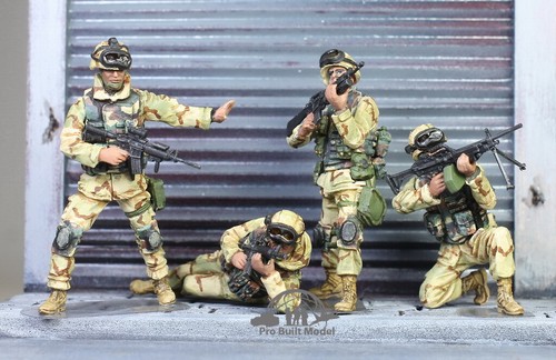 (Pre-Order) US 101st Airborne Division Crews (04 figures) 1:35 Pro Built Model - 第 1/12 張圖片