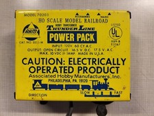 AHM Model 70203 Thunder Line Power Pack Transformer HO Scale Model Train Vintage