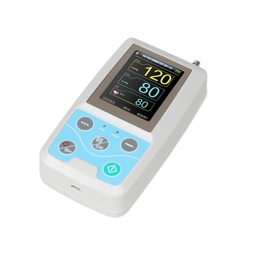ABPM50 Digital Automatic Uppper Arm Blood Pressure Monitor 24h NIBP Holter Cuff - Afbeelding 3 van 9