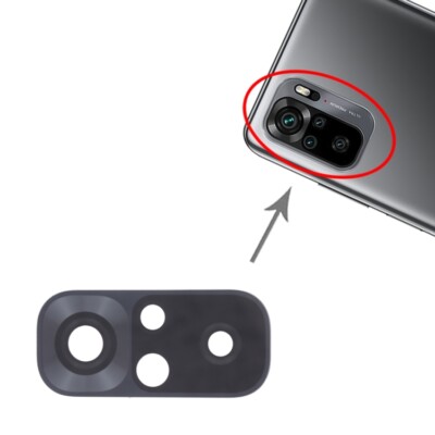 ExtKry 2 Packs Lentille Caméra pour Xiaomi Redmi Note 10 M2101K7AI/G Origine Remplacement Vitre Appareil Photo Objectif Arrière Kit de Réparation