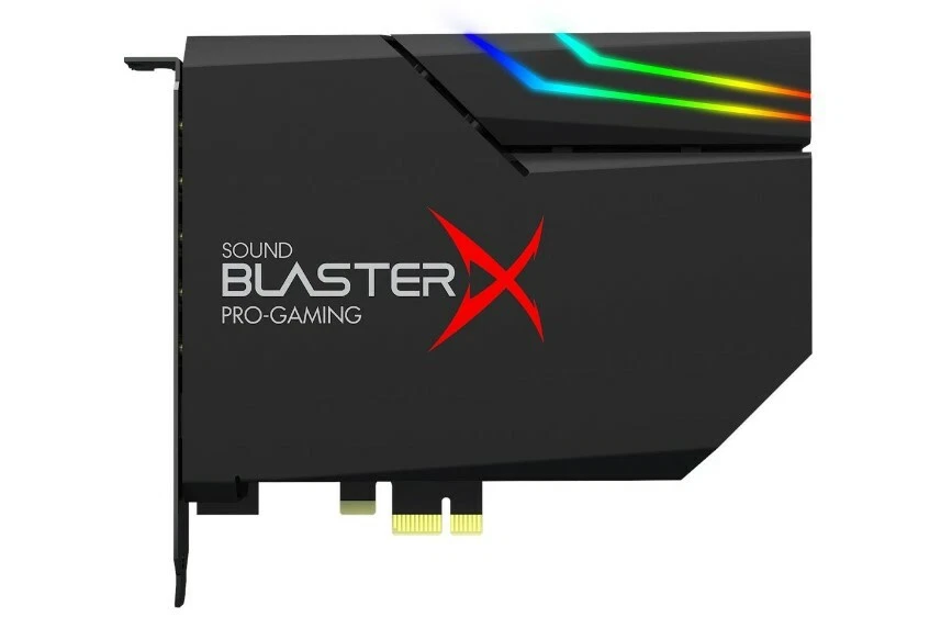 Creative Sound BlasterX AE-5 Hi-Resolution PCIe Gaming Sound Card DAC RGB Aurora - Image 2 of 4