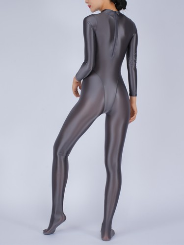 Body donna*un pezzo lucido lucido body manica lunga body body gatto - Foto 64 di 82