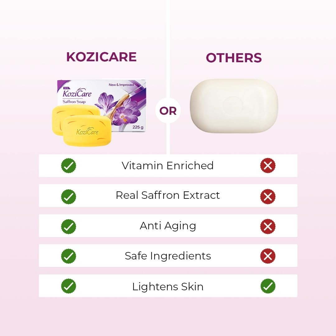 kozicare glutathione soap Lăn khử mùi dưỡng trắng da trị thâm Whisis Glutathione 50ml main image 0