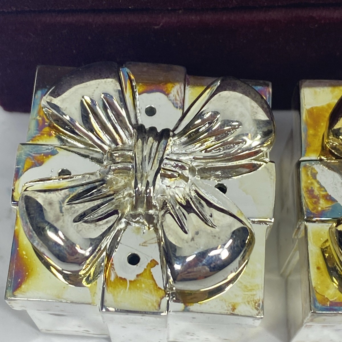 Vintage Godinger Silver Gallery Salt And Pepper Shakers Set