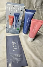 Sephora Beauty Insider Set SUMMER FRIDAY Jet Lag Mask & Lip Butter Balm~New~NIB