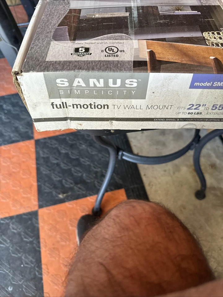 Full Motion Articulating TV Monitor Wall Mount for 26" to 55" Tvs and Flat Panel - Image 2 of 2