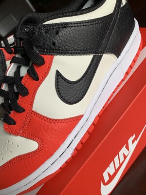 Nike Dunk Low EMB NBA 75th Anniversary Chicago DO6288-100 GS Size