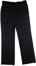 New Prada black pants straight leg,100% virgin wool, pockets, size 46 (US 10)