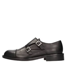 SDF VIT. SAXONE men's black loafers and briefs AMT010_SAXO