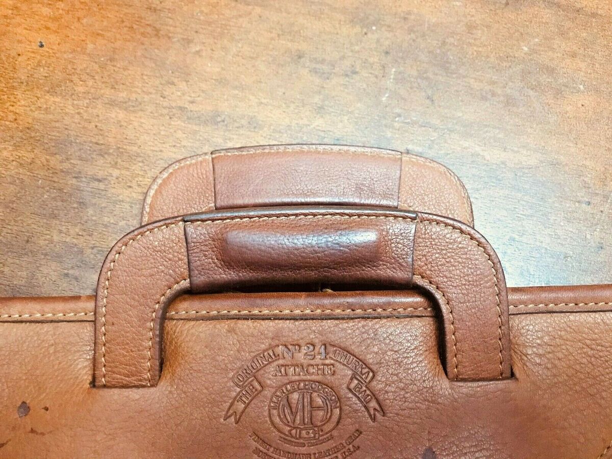 GHURKA No 24 British Tan Leather Briefcase / Attache GHURKA No 24 British Tan Leather Briefcase / Attache