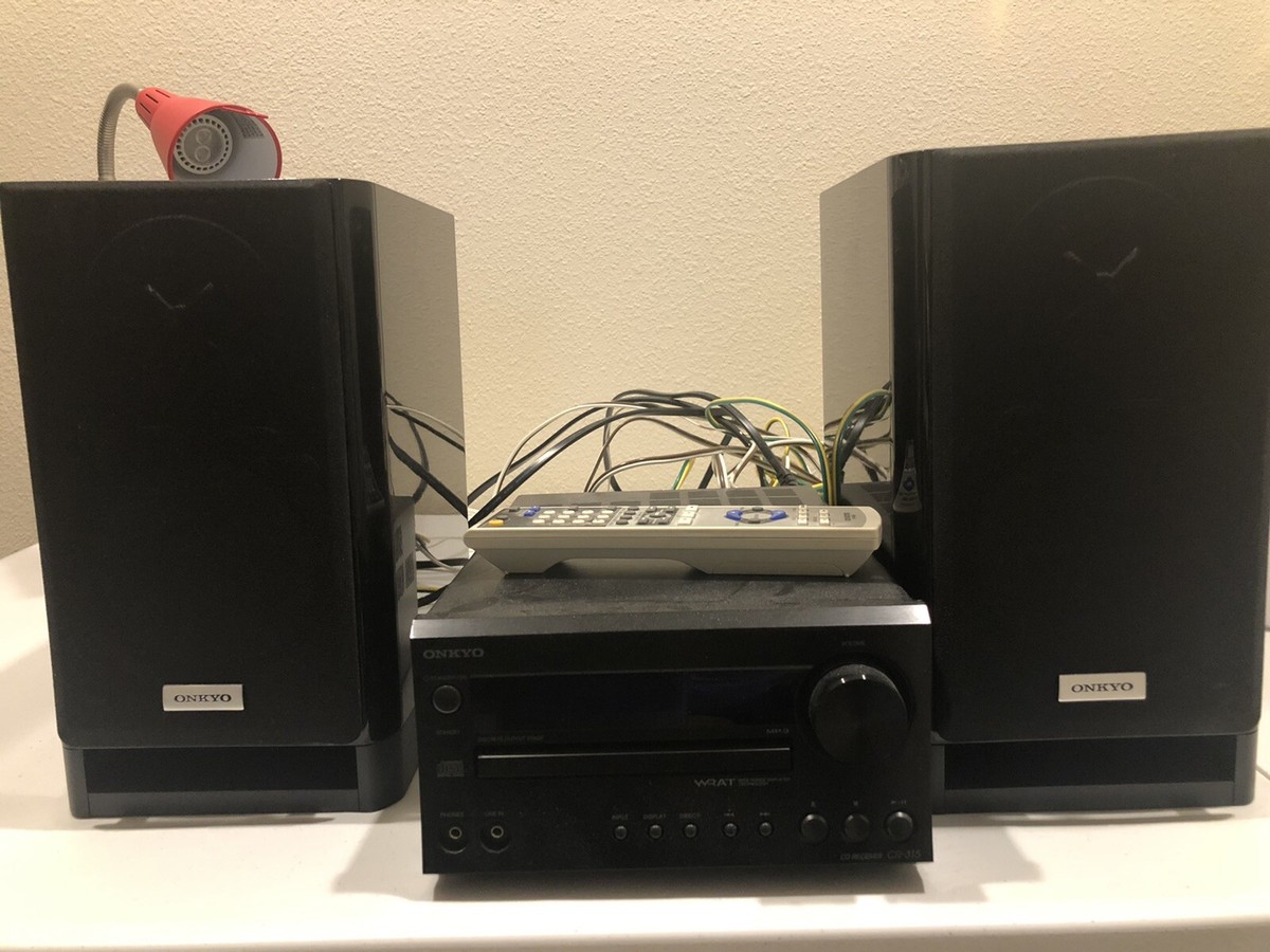 Onkyo CR-315 CD Receiver System with Remote Control Black color | eBay
