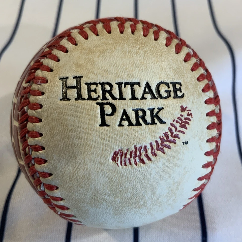 Cleveland Indians Chief Wahoo Heritage Park 2007 Bricks Rawlings  Baseball Ball - Image 4 of 4