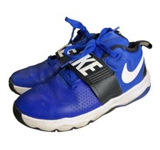 NEW Nike Kid's Team Hustle D 8 GS Game Royal-Black Athletic Sneaker Shoes