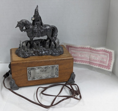 Aklar wizard of light MICHAEL RICKER PEWTER MYTHOLOGY COLLECTION numbered /500