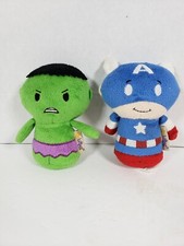 Hallmark Itty Bittys Captain America  Incredible Hulk Plush Toys 2014