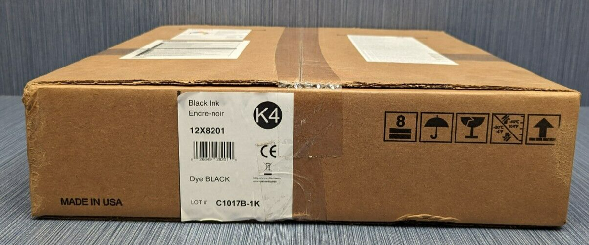 2 x Ricoh 12x8201 Black Ink for Infoprint 5000/5000 MP Continous