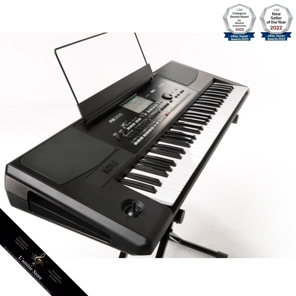 KORG Pa300 61-Key Professional Arranger Electronic Keyboard