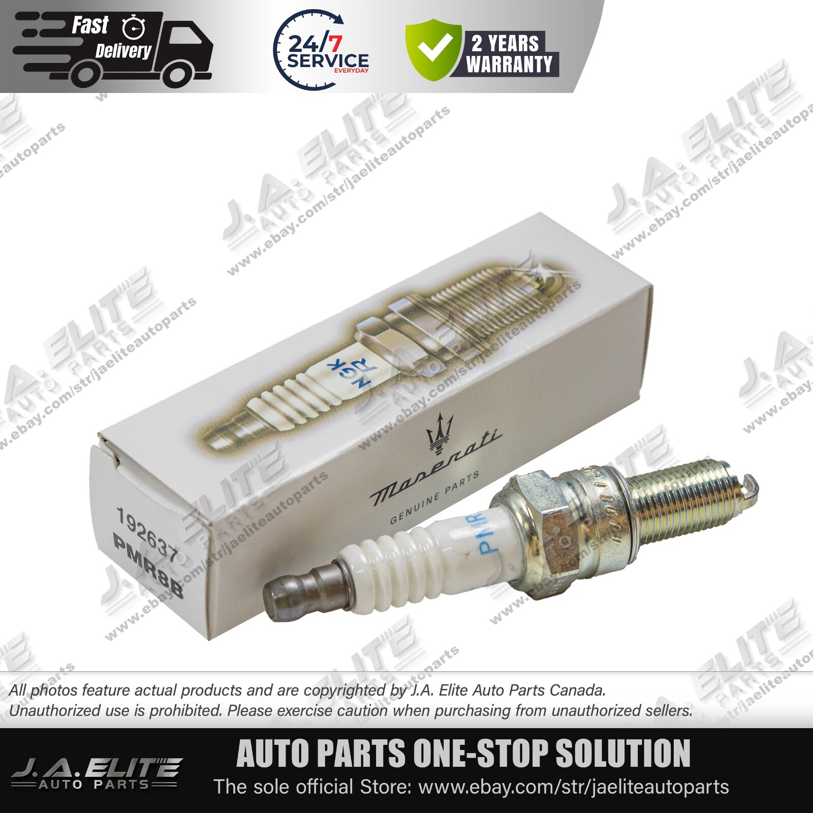 Maserati Quattroporte 2005-2006 Spark plugs 8 pcs P/N 192637