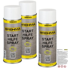 3x BREHMA Starthilfespray Starter Hilfe Start...