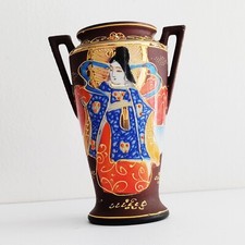 仁清写瓢形花瓶 艺妓花瓶日本古董花瓶| eBay