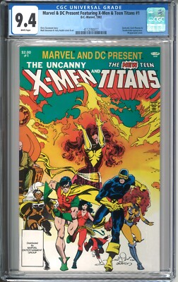 X-Men Teen Titans CGC 9.4 NM WP 1982 DC Marvel Dark Phoenix Robin Storm Starfire