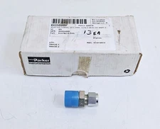 Parker 6-8-FBZ-S-CAD Adapter Tubing Pipe 1/2IN x 3/8IN (Box of 11 pcs)