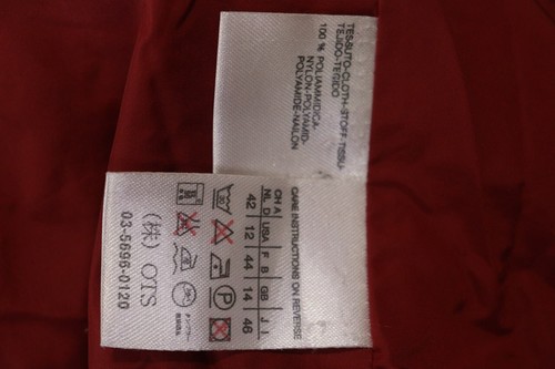Gilet Gillet Gilet S' Max Mara Rosso Multi Cintura Taglia USA 12/I 46 - Foto 18 di 19