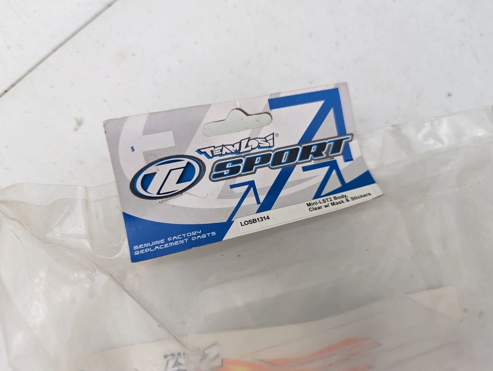 Vintage Team Losi Mini LST2 1/18 RC 4X4 Monster Truck Clear Body RARE!  - Image 4 of 4