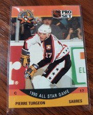 1990 proset hockey #366 Pierre Turgeon Sabres 41st All-Star Game