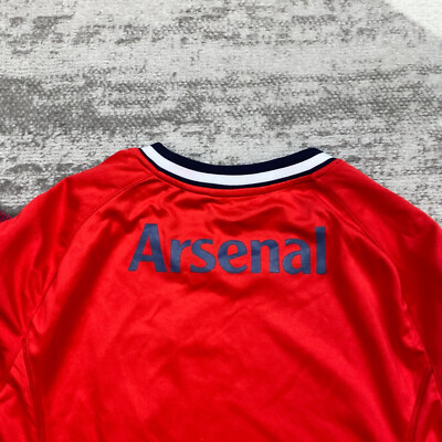 Arsenal Gunners Jersey Small Red Blue Soccer World Cup Futbol FC