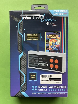Retro LINE Edge GAME PAD f. Nintendo NES Mini KONSOLE Mega Man Zelda OVP CiB Box