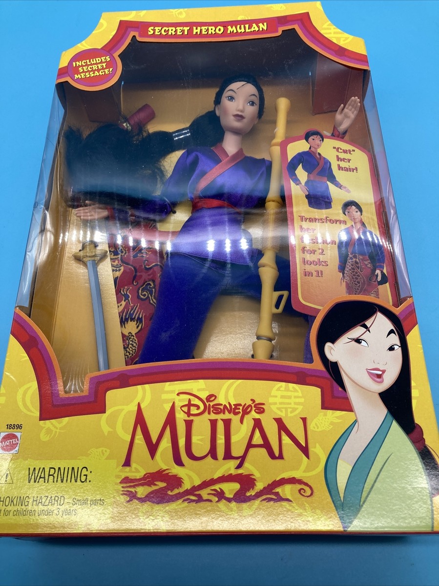 Disney’s Mulan Secret Hero Mulan Doll new