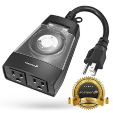 [ETL Listed] 24Hour Plug In Outdoor 2 Outlet ...