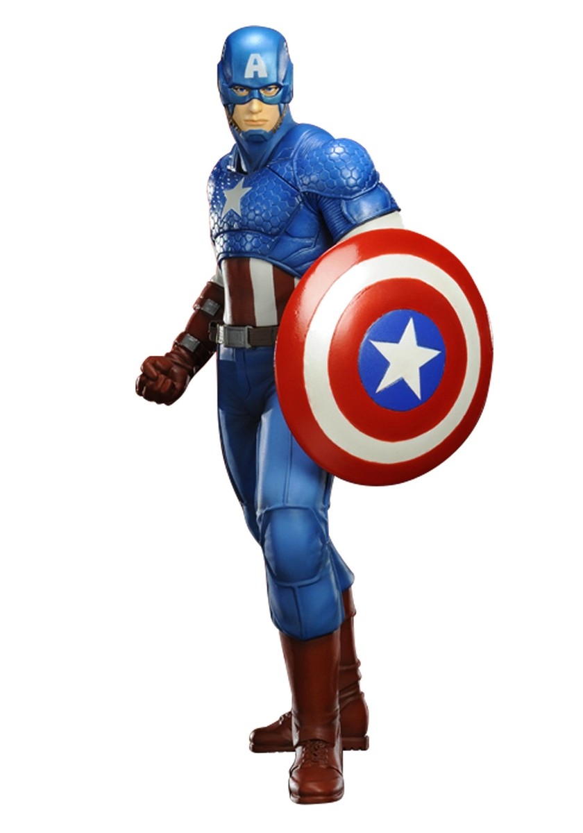 (未使用･未開封品)コトブキヤ AVENGERS MARVEL NOW! ARTFX+ AVENGERS キャプテンアメリカ MARVEL NOW! 1/10スケール PVC製 塗装済み完成品フィギュア Kotobukiya Marvel Artfx + Captain America Avengers 1/10