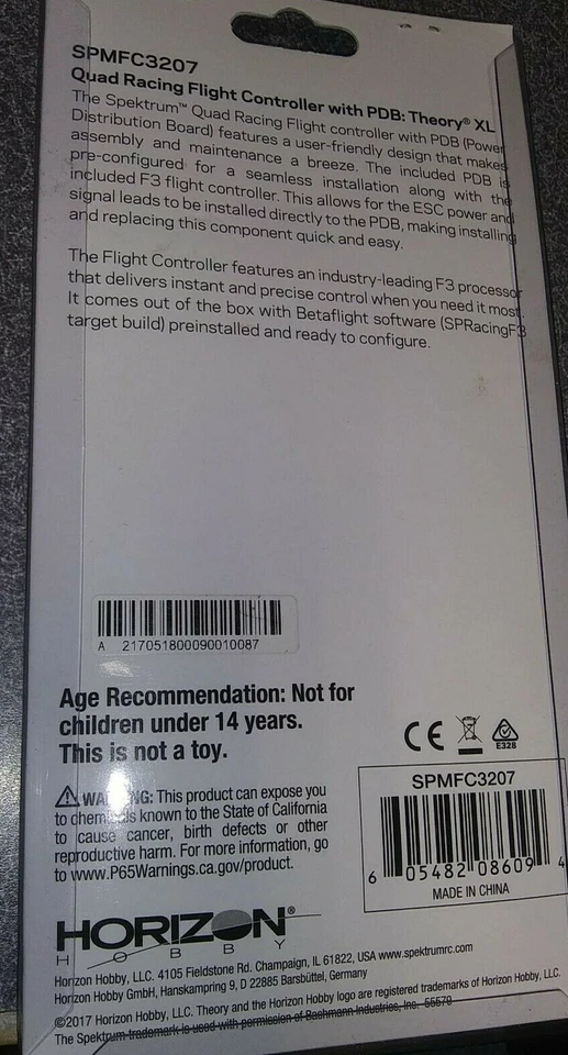 Spektrum Quad Racing Flight Controller with PDB: Theory XL SPMFC3207 New - Image 2 of 2