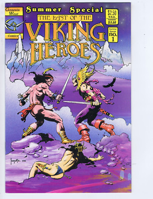 Last of the Viking Heroes Summer Special #1 Genesis 1988 Cover by