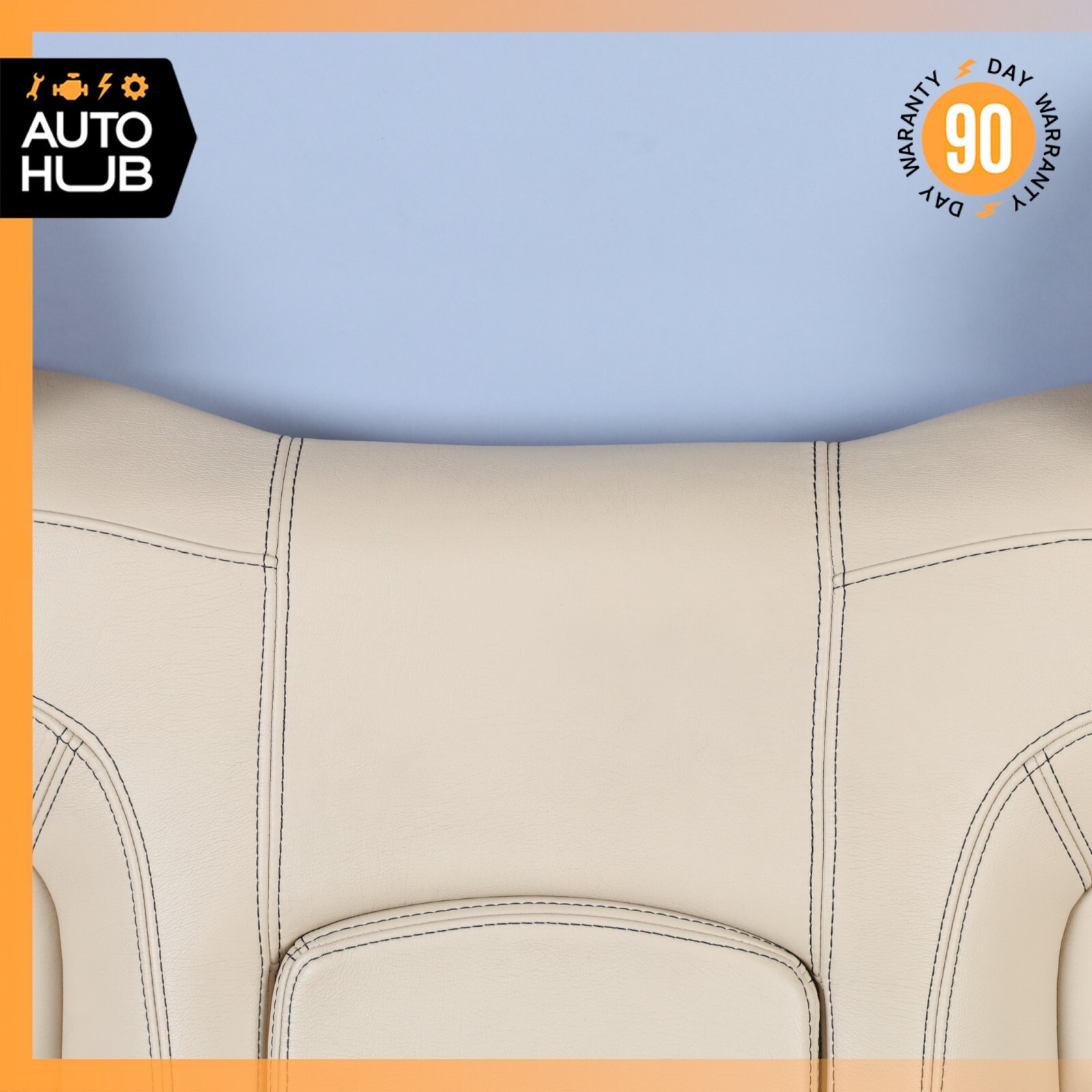 08-12 Maserati GranTurismo M145 Rear Upper Top Seat Cushion Beige OEM