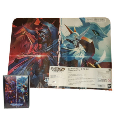 Große Bandai Digimon Spielmatte Tamers Set 2 PB-04 Neu OVP 50x35cm + 60 Hüllen