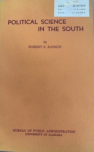 Political Science In The South Book - 第 1/5 張圖片