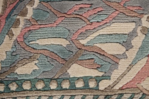 Luxury Nepalese Indian Area Rug Hand-Knotted Gold 8x10 ft - Picture 10 of 20