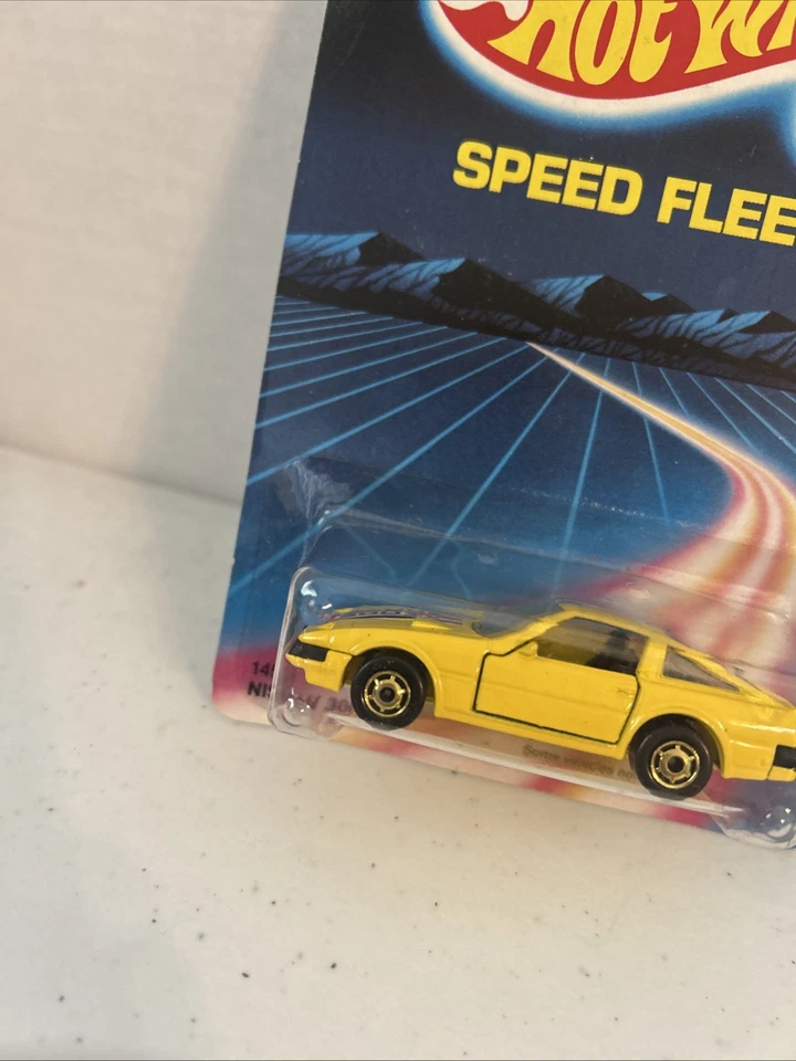 Nissan 300ZX Speed Fleet amarillo 1986 Hot Wheels Foto 2 de 4